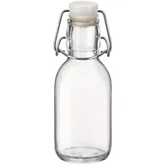 Bottle “Emilia” glass, plastic 250ml D=69,H=160mm