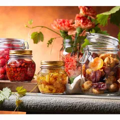 Банка «Фидо» квадратная с крышкой стекло 0,75л ,H=13,6,L=10,6,B=10,6см прозр., изображение 3