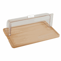 Rectangular serving tray  beech , L=58, B=38cm  beige.