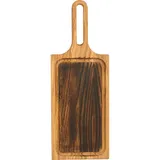 Доска для подачи с ручкой (обжиг) дуб ,H=2,L=49,B=18см св. дерево