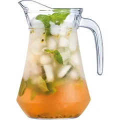 Кувшин стекло 1л D=90,H=190,L=150,B=4мм прозр., изображение 4