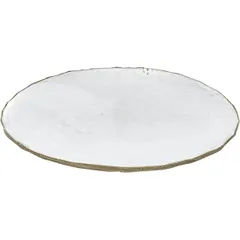 Тарелка бетон D=280,H=35мм белый,серый