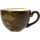 Чашка чайная «Крафт Браун» фарфор 228мл D=9,H=6см коричнев.,бежев.