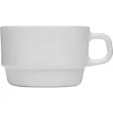 Чашка чайная «Перформа» стекло 220мл D=85,H=55мм белый
