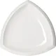 Тарелка «Кунстверк» треугольная фарфор ,L=26,B=26см белый, Длина (мм): 260, Ширина (мм): 260
