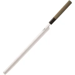 Takohiki knife for seafood  steel, wood  L=490/330, B=25mm  wooden, metal.