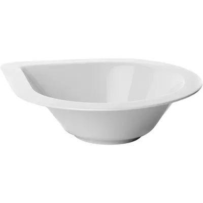 Салатник «Максим» фарфор 475мл D=220,H=53,L=218,B=185мм белый