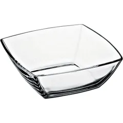 Salad bowl “Tokyo” glass ,H=70,L=125,B=125mm clear.