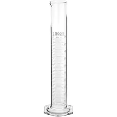 Стакан для коктейлей «Мензурка» стекло 0,5л D=55,H=383мм прозр., изображение 4