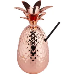 Бокал для коктейлей «Ананас» металл 0,7л D=11,5,H=23,8см медный, изображение 2