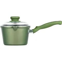 Saucepan with lid “D.Green”  cast aluminum  1.5 l  D=16, H=10cm  green.