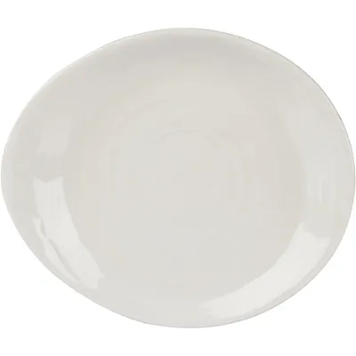Тарелка пирожковая «Скейп» фарфор ,L=15,5,B=13,5см белый