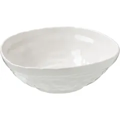 Salad bowl “Milk” porcelain 0.6l D=18,H=6cm white