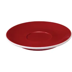 Saucer “Tulip”  porcelain  D=15cm  red