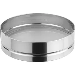 Flour sieve  stainless steel  D=30cm  silver.