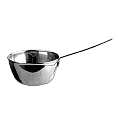 Кокотница «Соня» сталь нерж. 90мл D=70,H=35,L=130мм металлич.