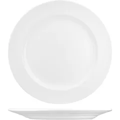 Dish “Monaco” porcelain D=315,H=11mm white