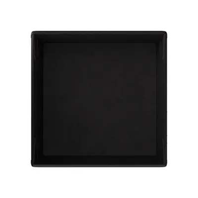 Контейнер бумажный OneClick картон 0,95л ,H=45,L=165,B=165мм черный, Цвет: Черный, Объем по данным поставщика (мл): 950, изображение 2