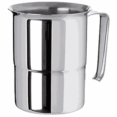 Jug stainless steel 1l D=15,H=14cm