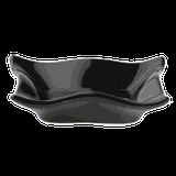 Соусник «Киото-блэк» фарфор ,H=23,L=100,B=75мм черный