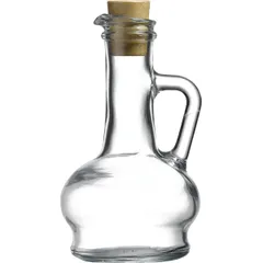 Bottle-decanter oil/vinegar glass 260ml D=87,H=155mm clear.