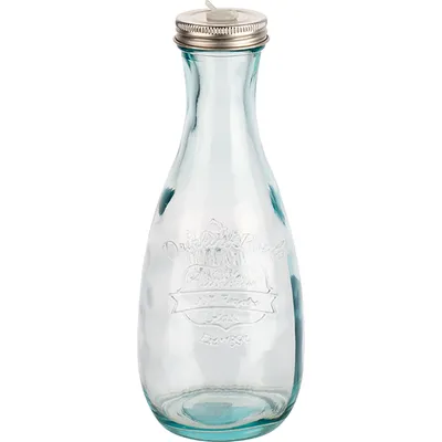 Бутылка с крышкой без трубочки стекло 0,57л D=45,H=220мм прозр.