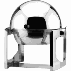 Мармит с двигающейся крышкой сталь нерж. ,H=60,L=46,B=41см металлич.