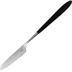 Нож столовый «Гая» сталь нерж. черный,матовый