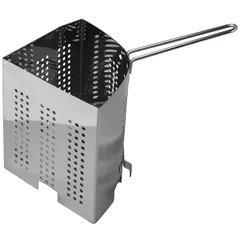 Дуршлаг-стрейнер для кастрюли «Проотель» сталь нерж. D=32,H=18см металлич.