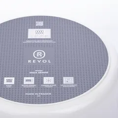 Кастрюля для сервировки «Бомбанс» с индукцией фарфор,стекло 4л D=29,H=13,7см белый,прозр., изображение 3