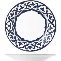 Plate “East” small  porcelain  D=240, H=25mm  blue