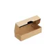 Контейнер бумажный OneBox с крышкой картон 0,5л ,H=4,L=7,B=17см св.корич., Цвет: Светло-коричневый, Объем по данным поставщика (мл): 500, изображение 3