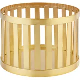 Корзина для фруктов металл D=15,H=10,5см золотой