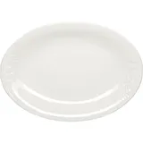 Блюдо «Мелодия» овальное фарфор ,H=35,L=320,B=230мм белый