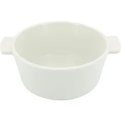 Baking pan without lid “Revolution”  ceramics  0.8 l  D=160, H=72mm  white