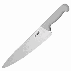 Chef's knife  stainless steel, plastic  L=375/260, B=55mm  white, metal.