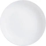 Тарелка глубокая «Эволюшнс Уайт» стекло 0,95л D=21,H=4см белый