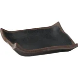 Блюдо для подачи пластик ,H=20,L=145,B=145мм черный