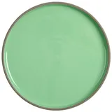 Тарелка «Блисс» с бортом фарфор D=270,H=22мм мятный