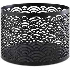 Корзина для фруктов сталь нерж. D=15,H=10,5см черный