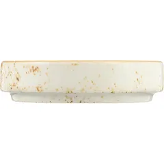 Салатник «Крафт Вайт» фарфор 150мл D=102,H=26мм белый,коричнев., изображение 3