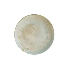 Тарелка «Луз» фарфор D=21см серый,бежев.