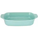 Форма для запекания «Модерн Китчен» прямоугольная керамика 3л ,H=75,L=370,B=240мм лазурн.