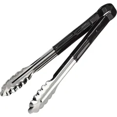 Universal tongs “Prootel” black handle  stainless steel, polyvinyl chloride , L=30, B=4cm  metallic, black
