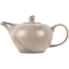 Teapot “Agave”  porcelain  0.7 l , H=8 cm  matte, green.