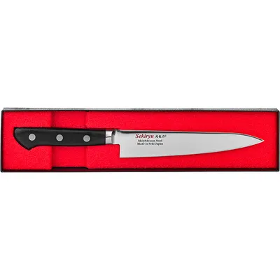 Нож кухонный «Осака» односторонняя заточк сталь нерж.,полиоксиметилен ,L=26,5/15см, изображение 4