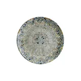 Тарелка «Мозаик» мелкая фарфор D=21см разноцветн.