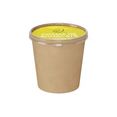 Вставка для контейнера для супа OneBowl 380/520 мл картон D=91мм прозр., изображение 3