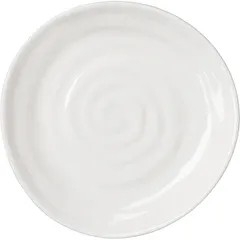 Plate “Milk” porcelain D=15cm white