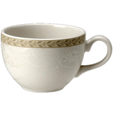 Tea cup “Antoinette”  porcelain  340 ml  D=10, H=7 cm  white, olive.